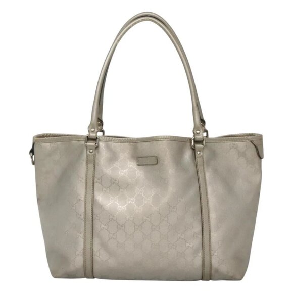GUCCI GG implementation Tote Bag Silver - Picture 1 of 15
